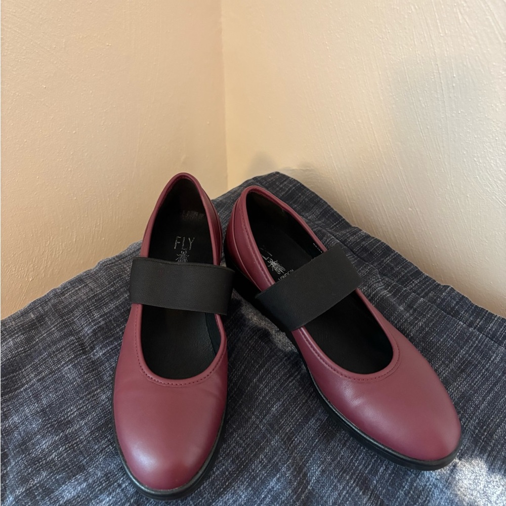 Fly London Red Flats Versatile Loafers